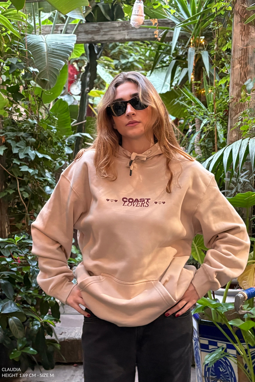 Beige Coast Lovers Hoodie CoastBcn