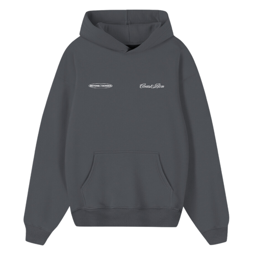 Gray Less Stalking Hoodie CoastBcn