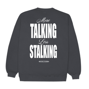 Gray Less Stalking Sweatshirt CoastBcn