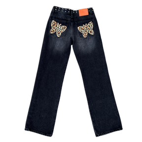 Leopard Butterfly Jeans