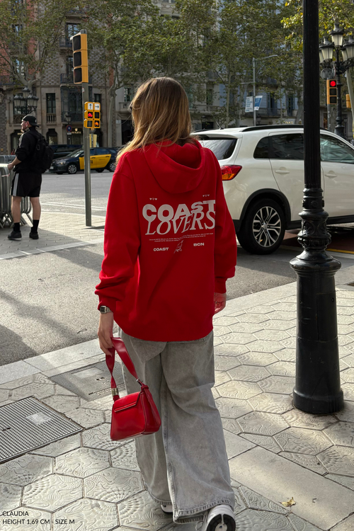 Red Coast Lovers Hoodie CoastBcn