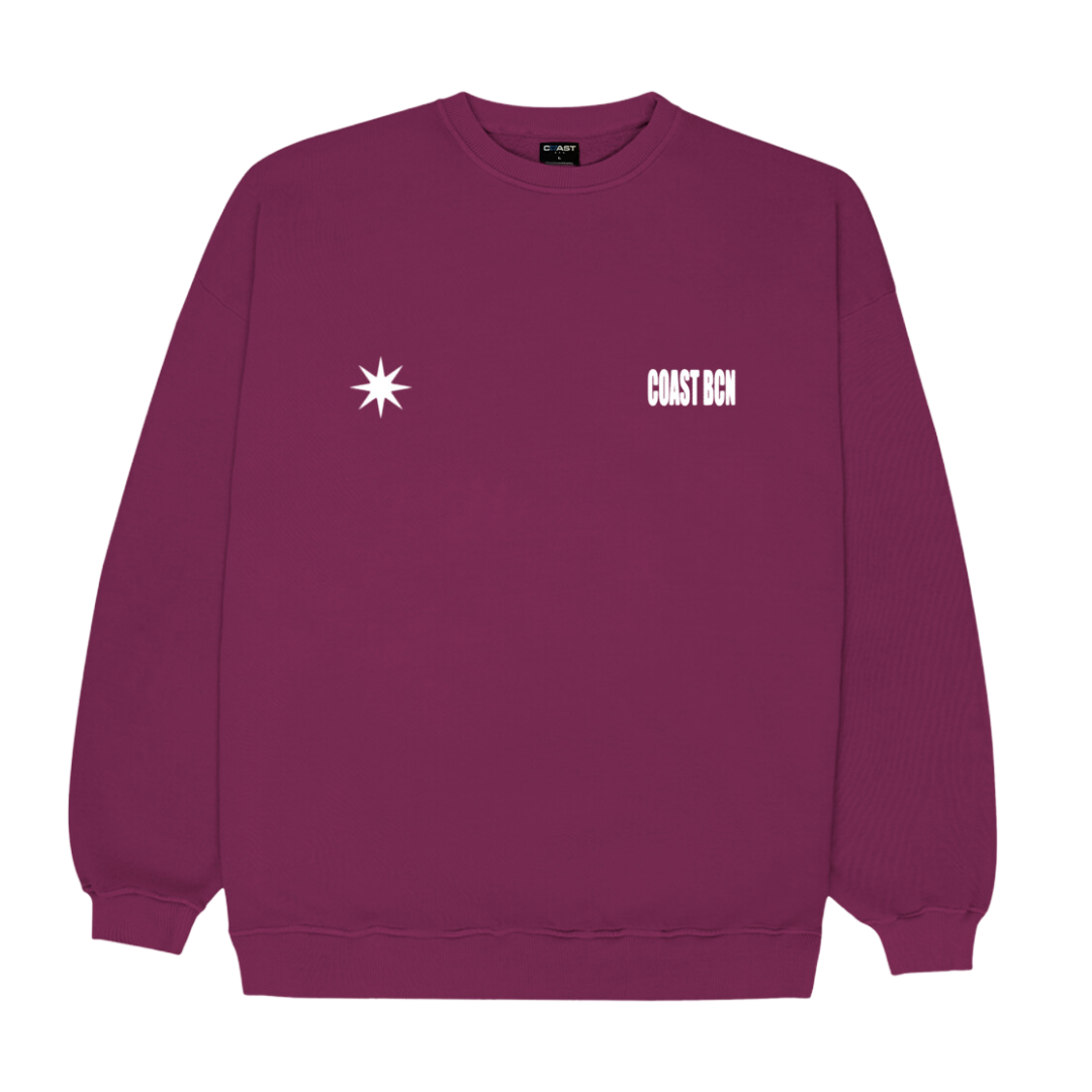 Purple Disconnect Sweatshirt CoastBcn