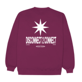 Purple Disconnect Sweatshirt CoastBcn