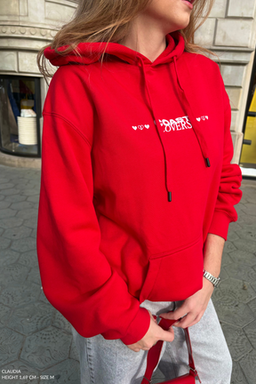 Red Coast Lovers Hoodie CoastBcn