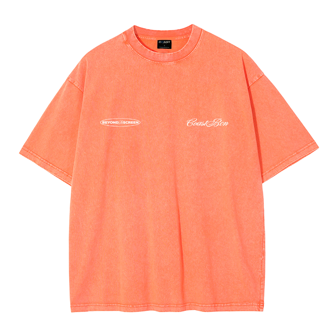 Orange Less Stalking T-shirt CoastBcn