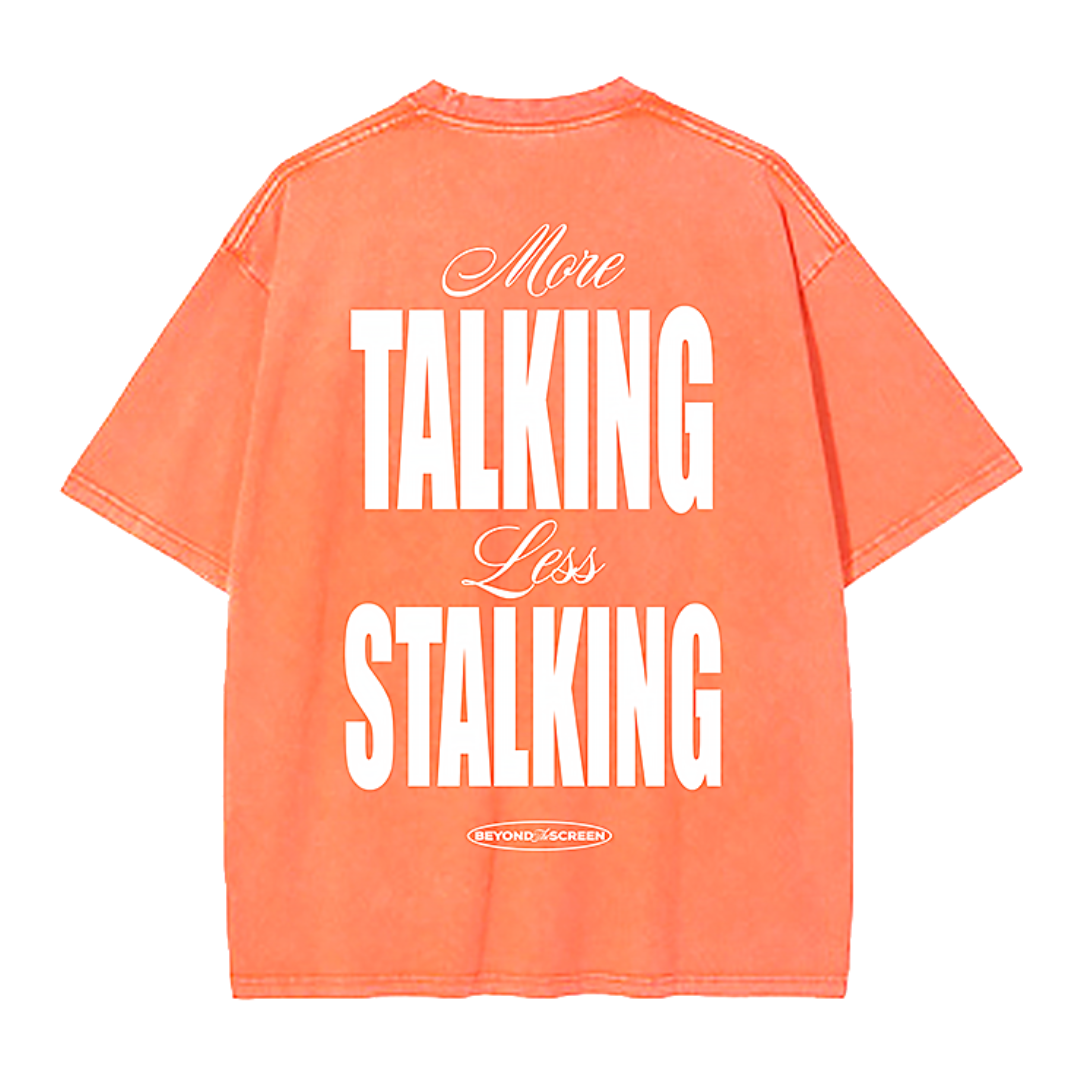 Orange Less Stalking T-shirt CoastBcn