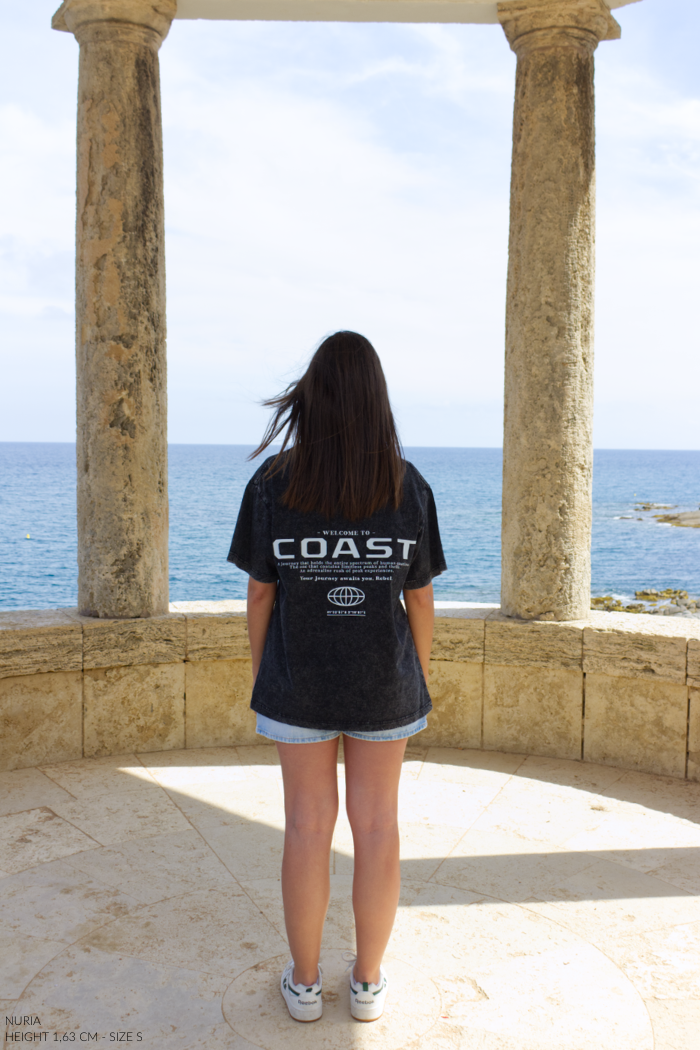 Black Washed Peaks T-shirt CoastBcn