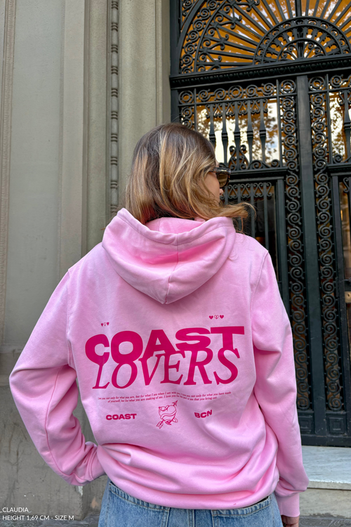 Pink Coast Lovers Hoodie CoastBcn