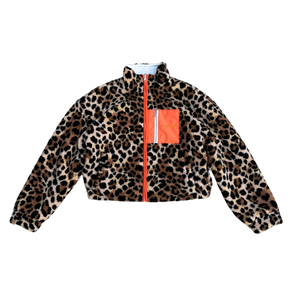 Leopard Fleece Jacket