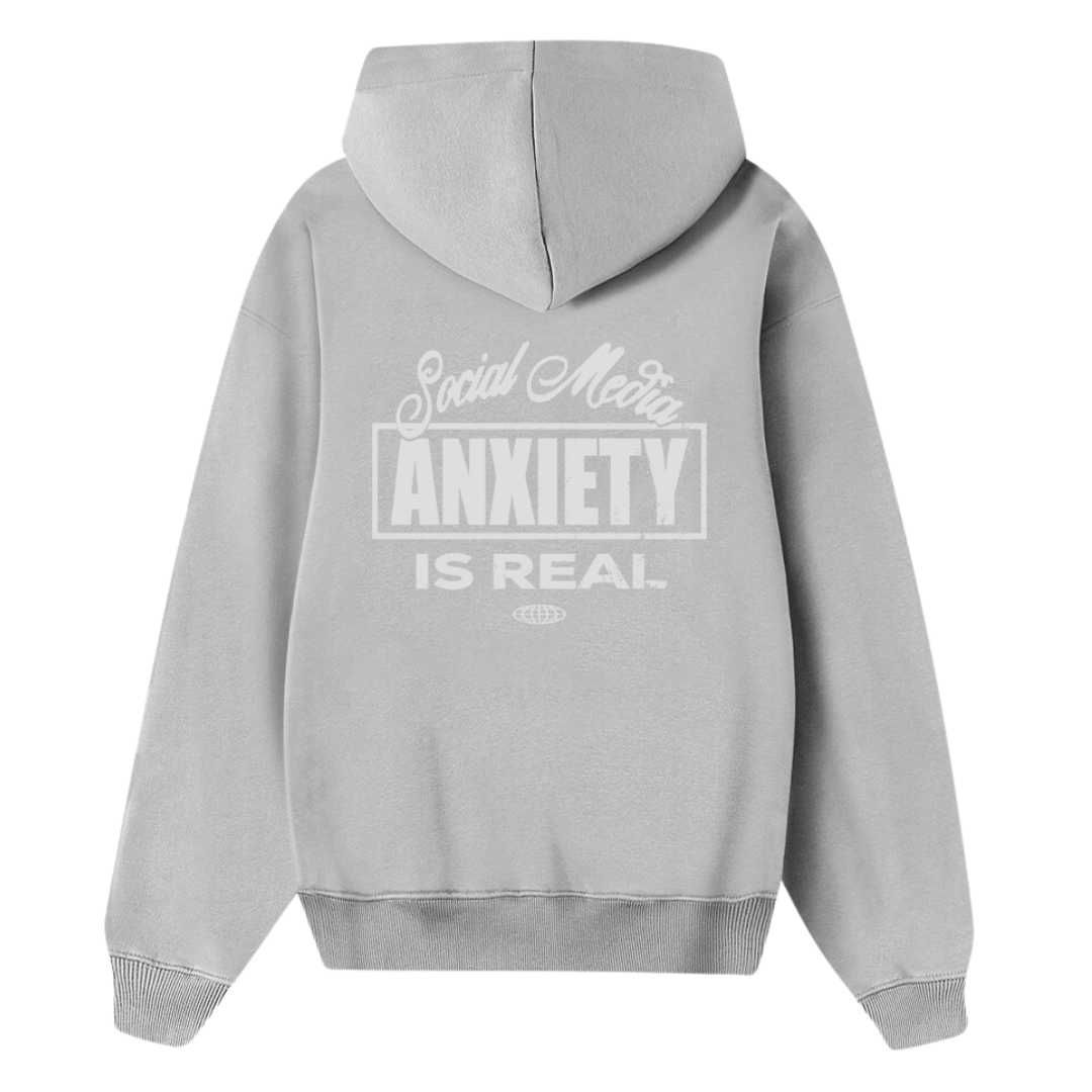 Anxiety is Real Hoodie CoastBcn