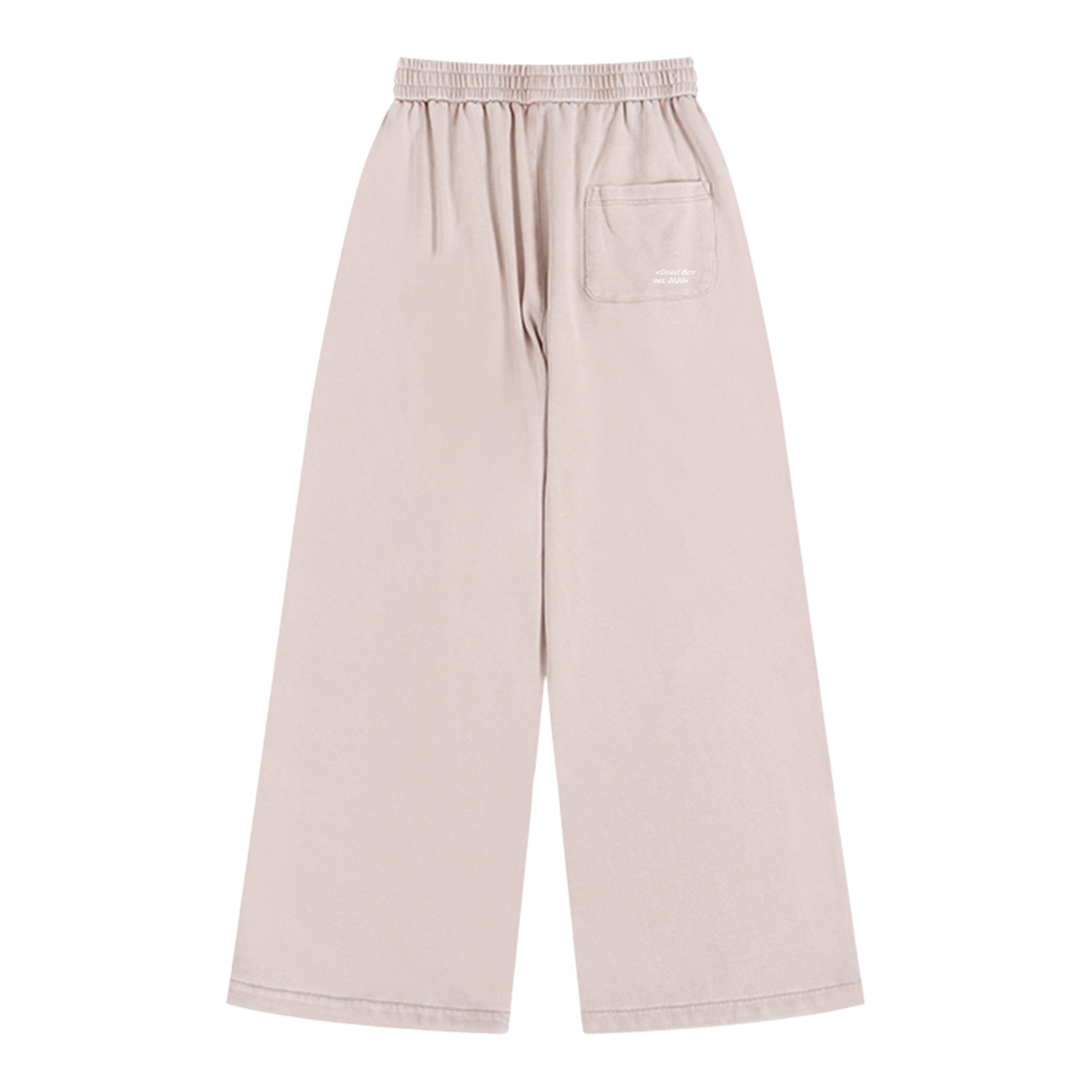 Washed Pink Wide Leg Joggers CoastBcn