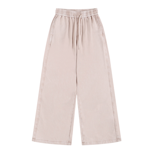 Washed Pink Wide Leg Joggers CoastBcn