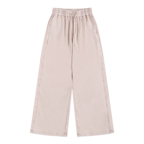 Washed Pink Wide Leg Joggers CoastBcn