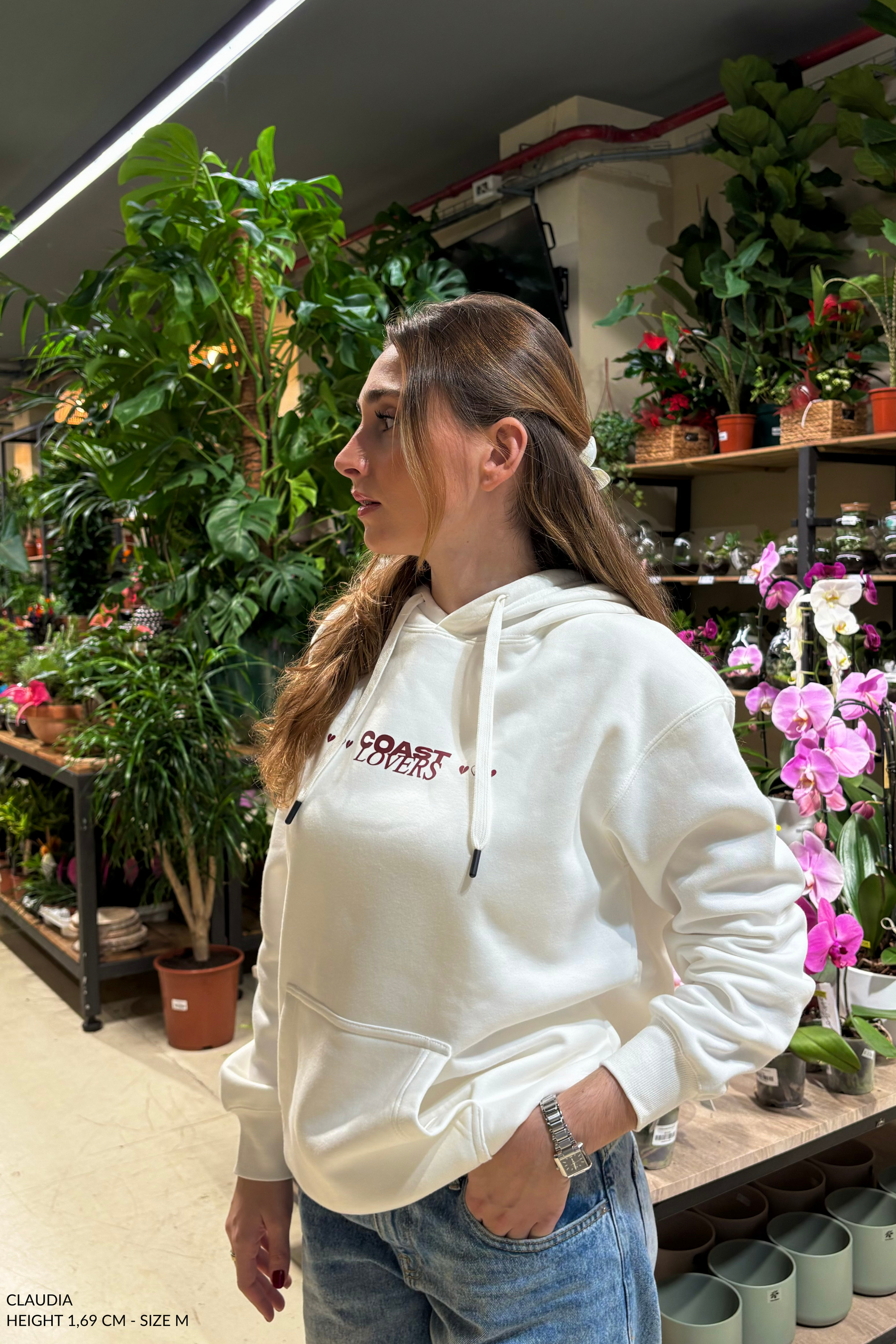 White Coast Lovers Hoodie CoastBcn