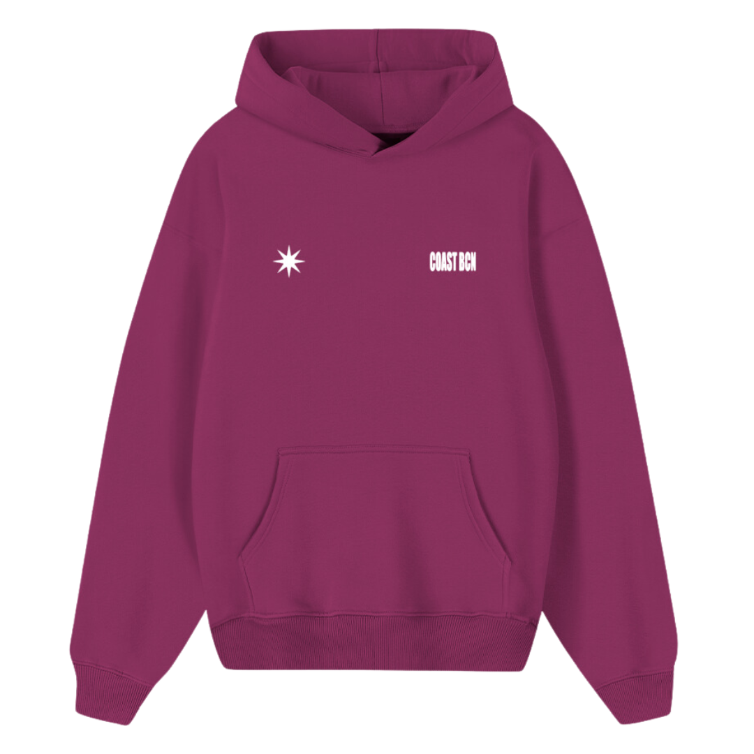 Purple Disconnect Hoodie CoastBcn