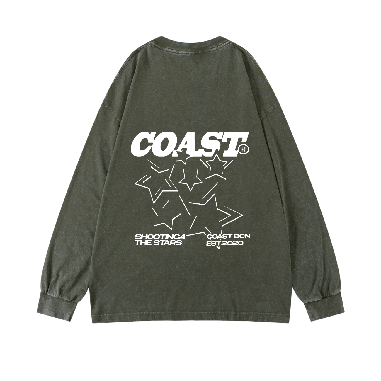 Green Shooting Stars Longsleeve CoastBcn