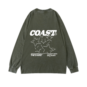 Green Shooting Stars Longsleeve CoastBcn