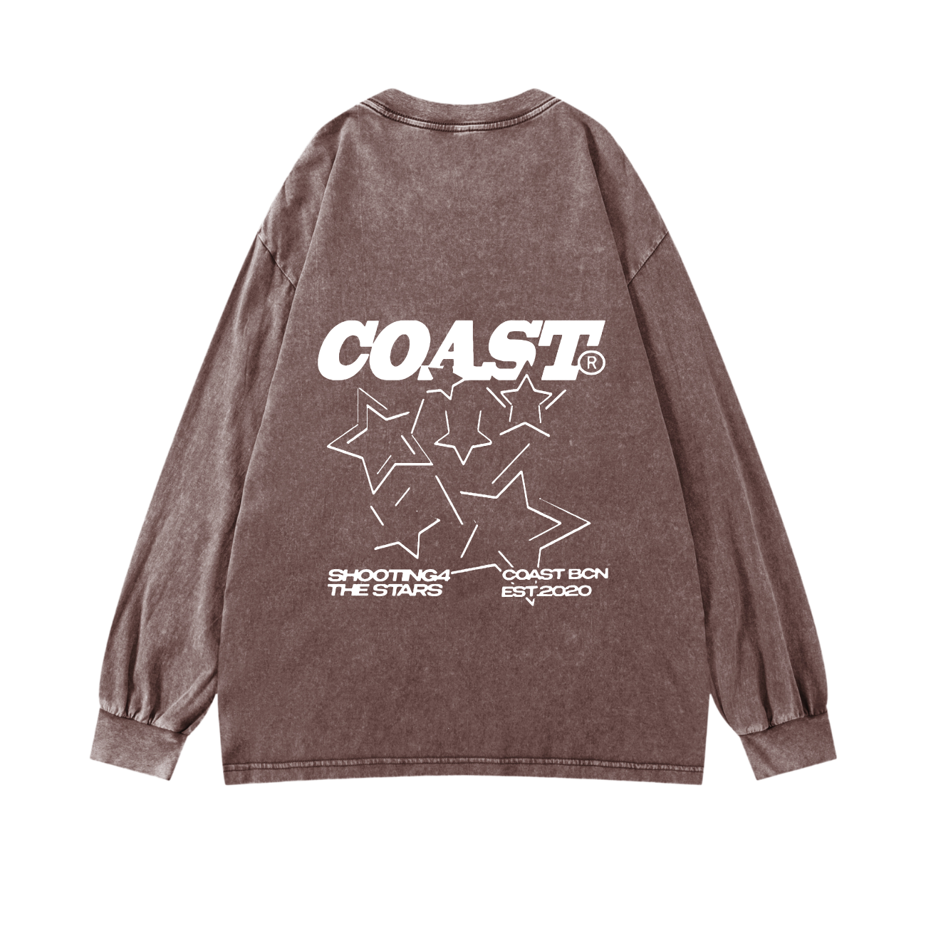 Brown Shooting Stars Longsleeve CoastBcn