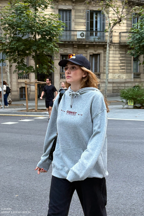 Gray Coast Lovers Hoodie CoastBcn