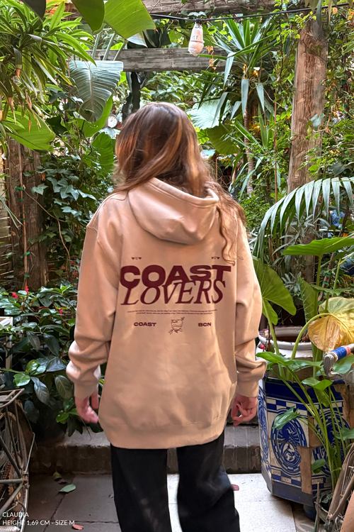 Beige Coast Lovers Hoodie CoastBcn