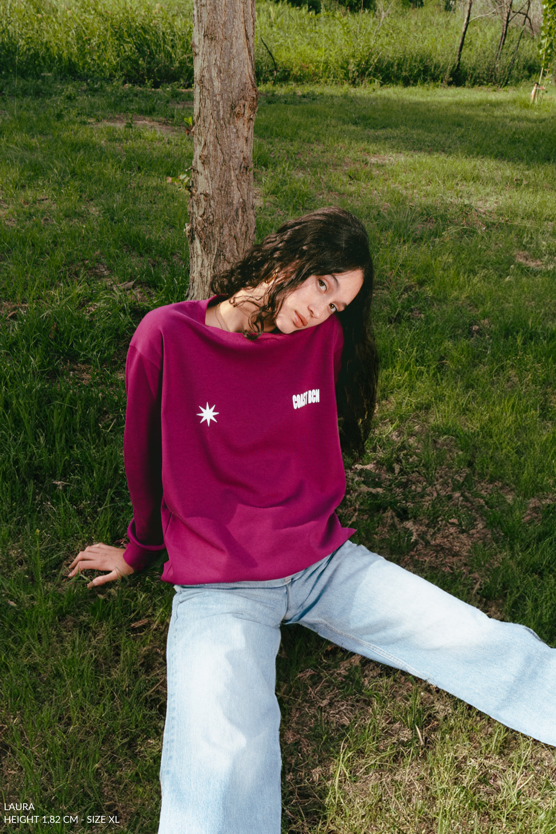 Purple Disconnect Sweatshirt CoastBcn