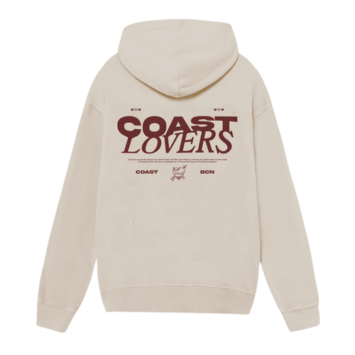 Beige Coast Lovers Hoodie CoastBcn