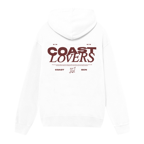 White Coast Lovers Hoodie CoastBcn