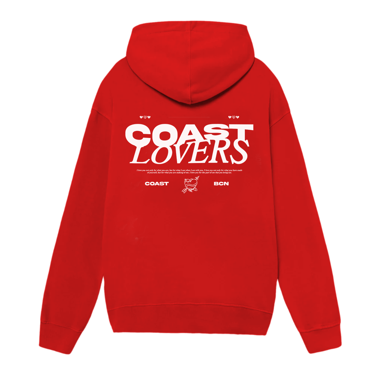 Red Coast Lovers Hoodie CoastBcn