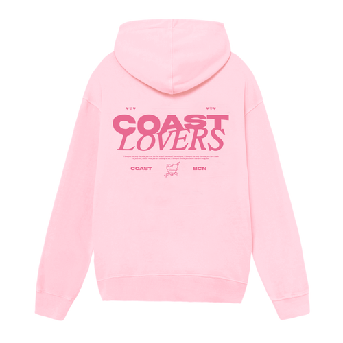 Pink Coast Lovers Hoodie CoastBcn