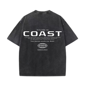 Black Washed Peaks T-shirt CoastBcn