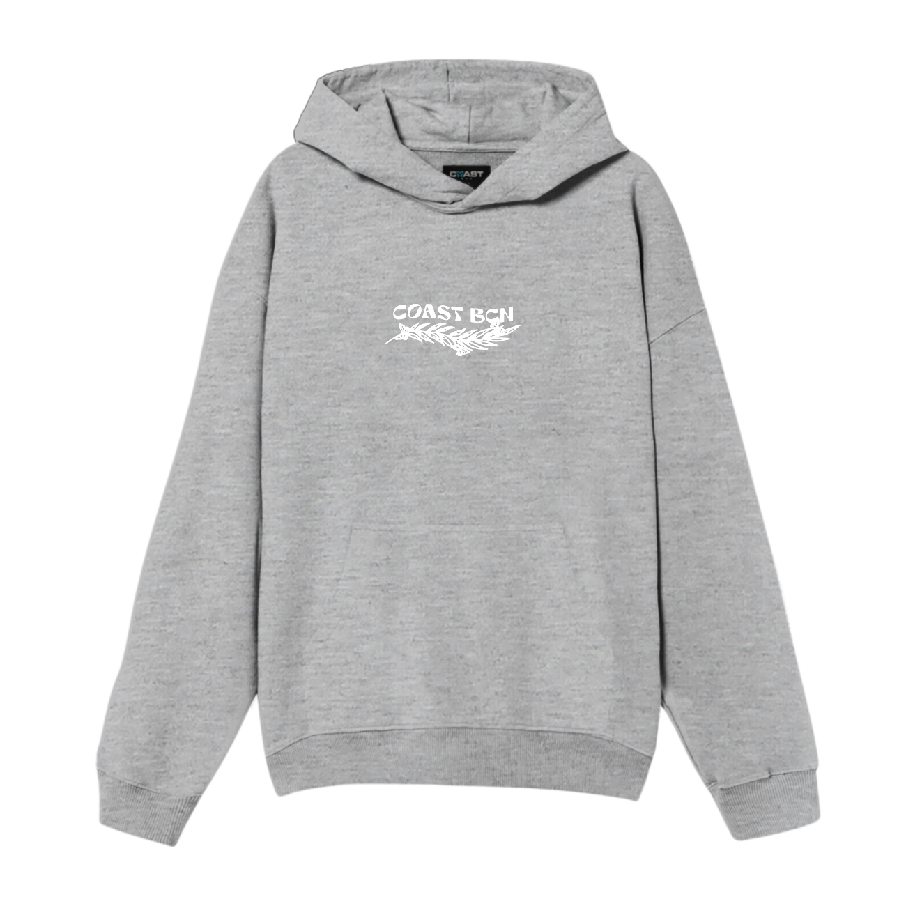 Heather Gray Wake Up Hoodie CoastBcn