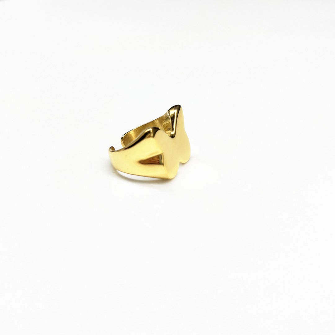 Gold Plated Logo Ring CoastBcn